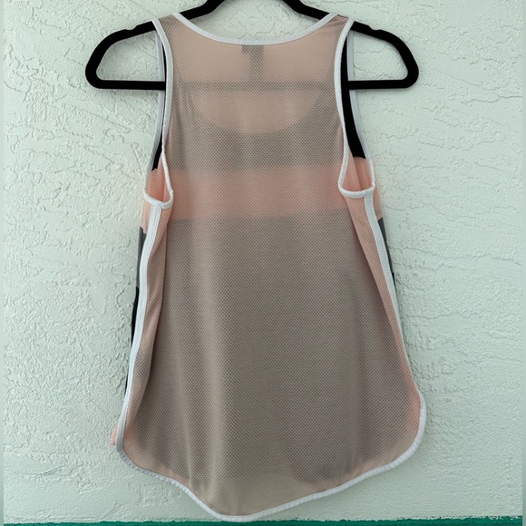 Sweaty Betty Breathable Mesh Tank Top Small Black Pink Gray Sleeveless - Picture 2 of 6